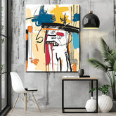 Paint by Numbers Art Abstract Art King of The Street Graffiti